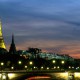 Seine River and Eiffel Tower Paris France